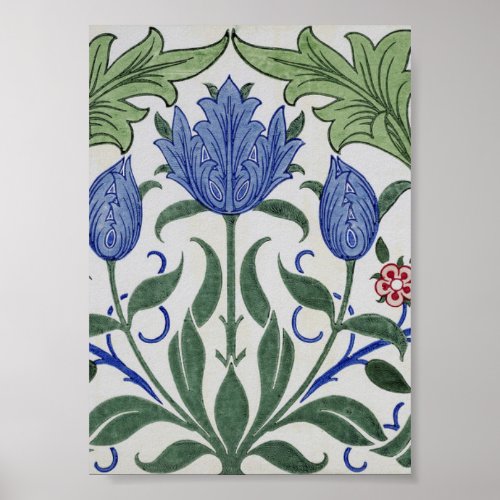 William Morris _ Floral Wallpaper Design Poster