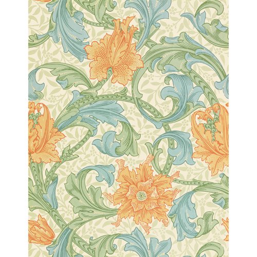 William Morris floral wallpaper Single stem CC1136 Photo Print