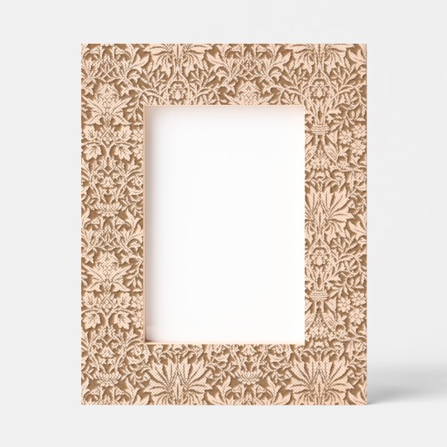 William Morris Flower Garden-Greens Engraved Frames (Front)