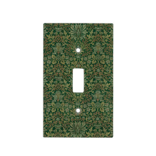 William Morris Flower Garden-Greens Light Switch Cover
