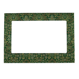 William Morris Flower Garden-Greens Magnetic Frame