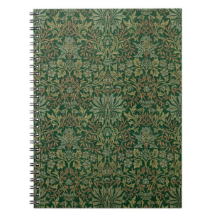 William Morris Flower Garden-Greens Notebook