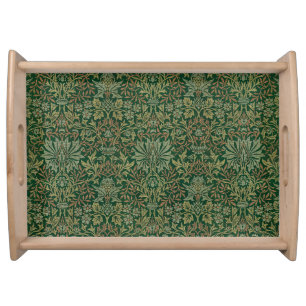 William Morris Flower Garden-Greens Serving Tray