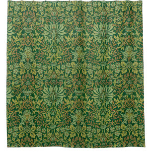 William Morris "Flower Garden" Shower Curtain