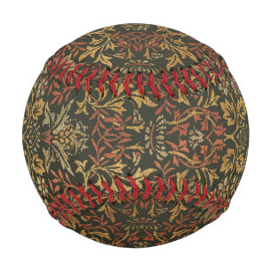 William Morris Flower Garden Tapestry Baseball