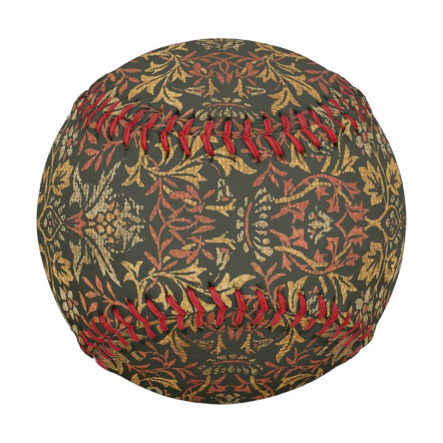William Morris Flower Garden Tapestry Baseball (Front)