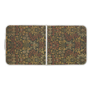 William Morris Flower Garden Tapestry Beer Pong Table