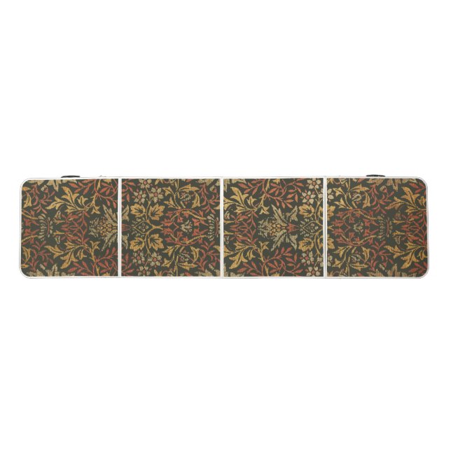William Morris Flower Garden Tapestry Beer Pong Table (Top)