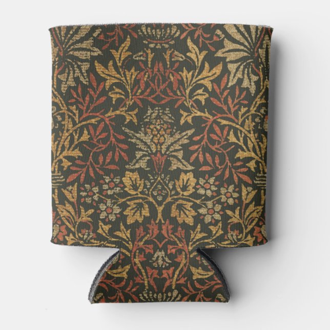 William Morris Flower Garden Tapestry Can Cooler (Front)