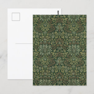 William Morris Flower Garden Tapestry Classic Postcard