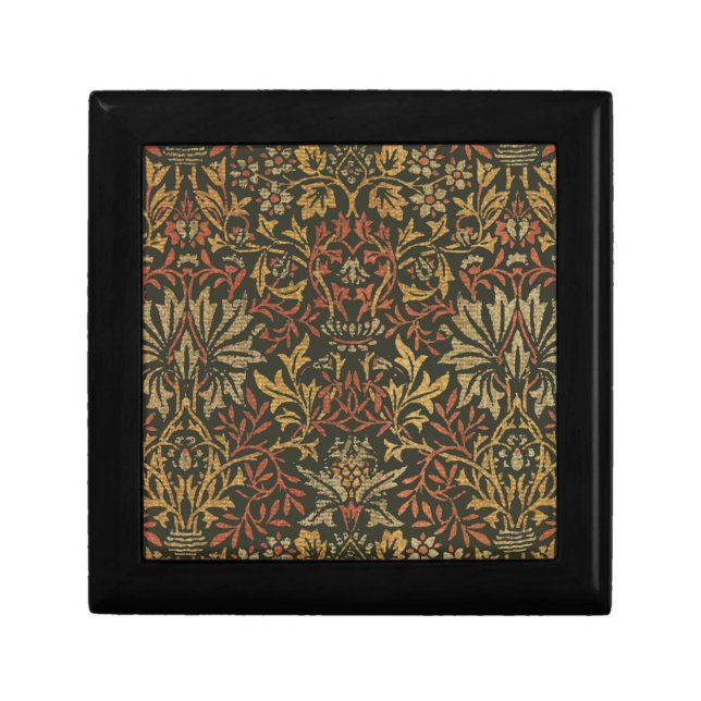 William Morris Flower Garden Tapestry Gift Box (Front)