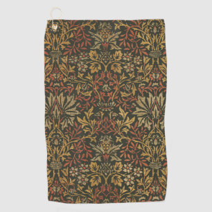 William Morris Flower Garden Tapestry Golf Towel