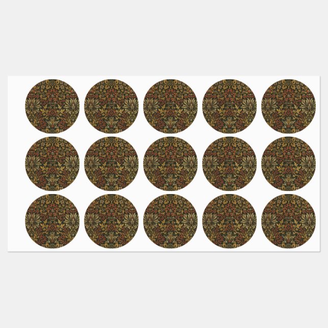 William Morris Flower Garden Tapestry Labels (Sheet)