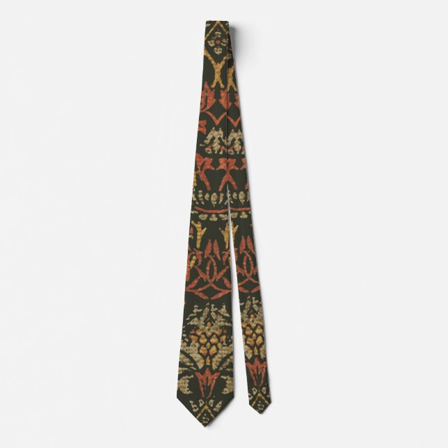 William Morris Flower Garden Tapestry Neck Tie (Front)
