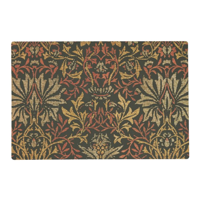 William Morris Flower Garden Tapestry Placemat (Front)