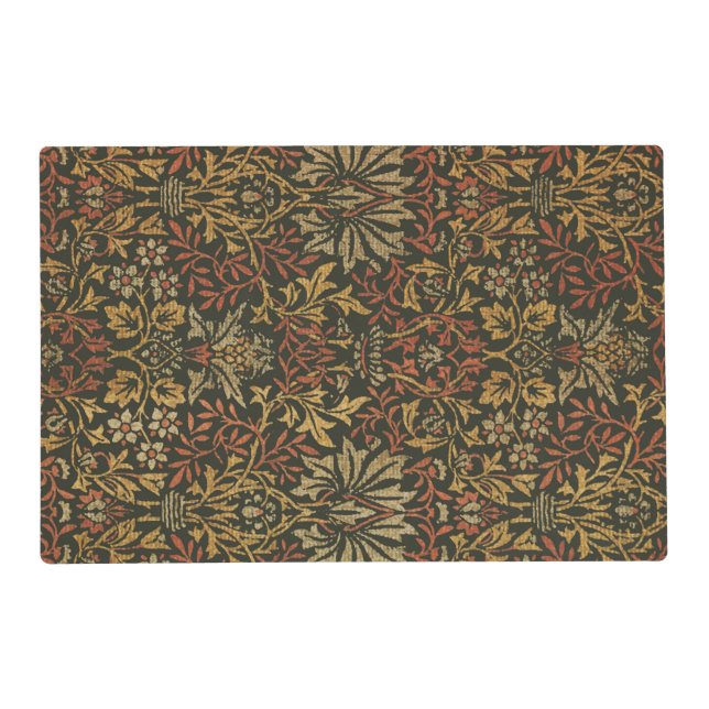 William Morris Flower Garden Tapestry Placemat (Front)
