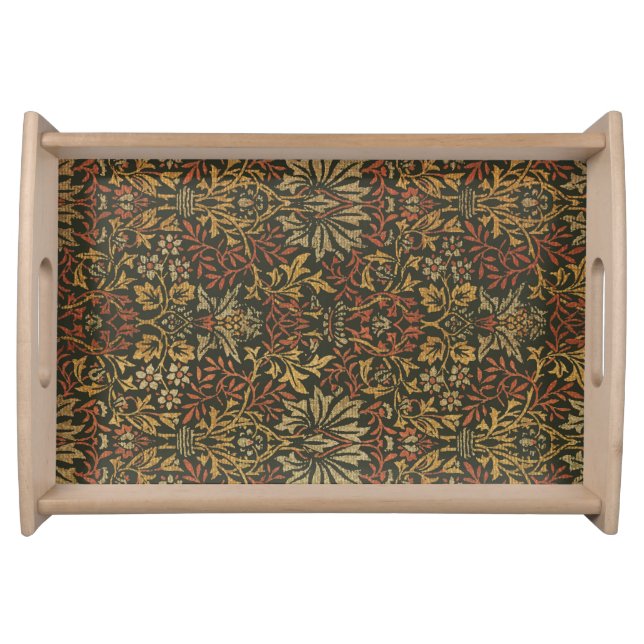 William Morris Flower Garden Tapestry Serving Tray (Front)