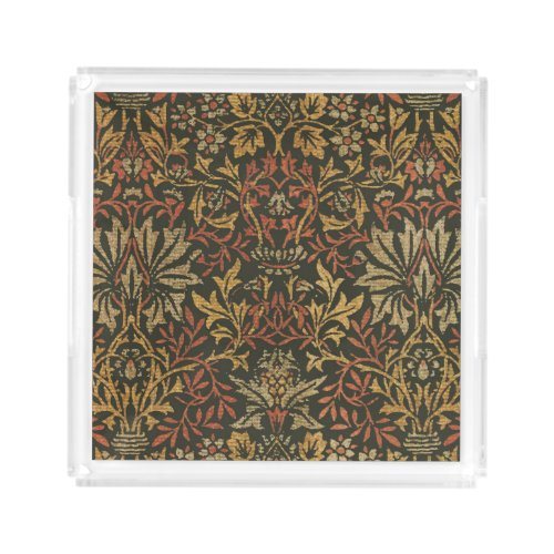 William Morris Flower Garden Warm Classic Botanica Acrylic Tray