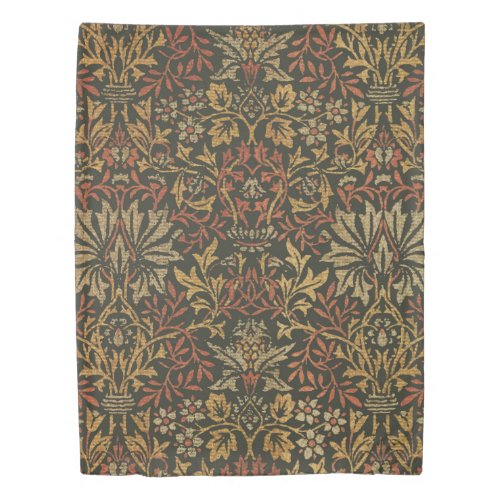 William Morris Flower Garden Warm Classic Botanica Duvet Cover