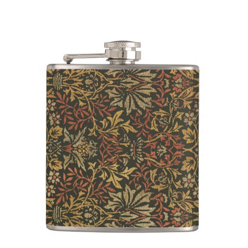 William Morris Flower Garden Warm Classic Botanica Flask