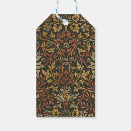 William Morris Flower Garden Warm Classic Botanica Gift Tags