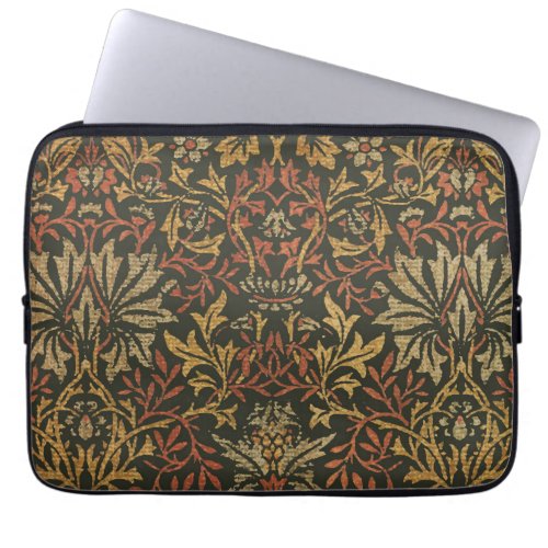 William Morris Flower Garden Warm Classic Botanica Laptop Sleeve