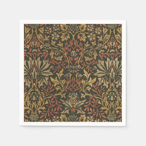 William Morris Flower Garden Warm Classic Botanica Napkins