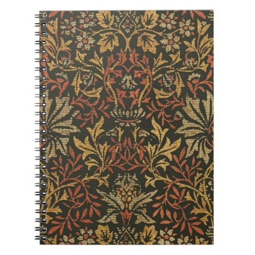 William Morris Flower Garden Warm Classic Botanica Notebook