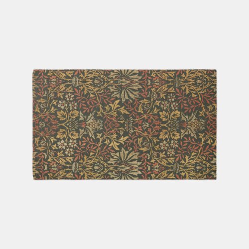 William Morris Flower Garden Warm Classic Botanica Outdoor Rug