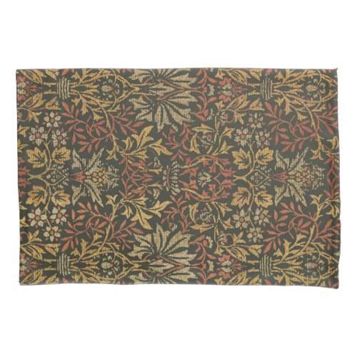 William Morris Flower Garden Warm Classic Botanica Pillow Case