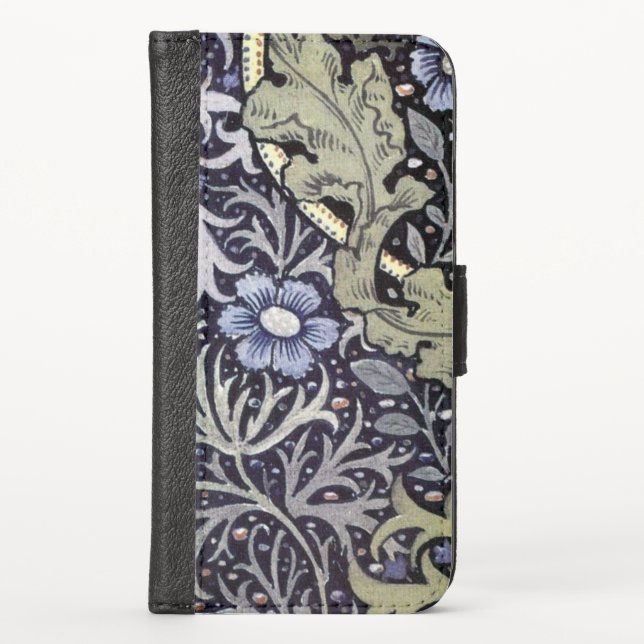 William Morris Flowers  iPhone Wallet Case (Front)