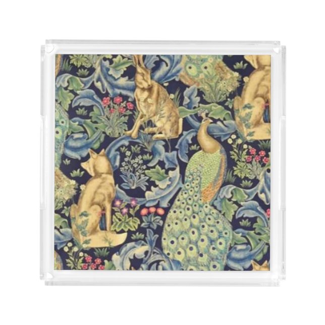 William Morris Forest Acrylic Tray (Front)
