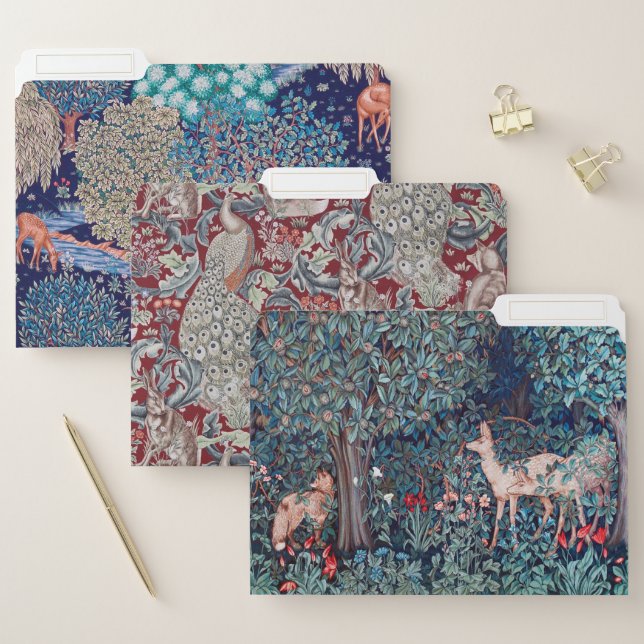 William Morris, Forest Animals File Folder (Set)