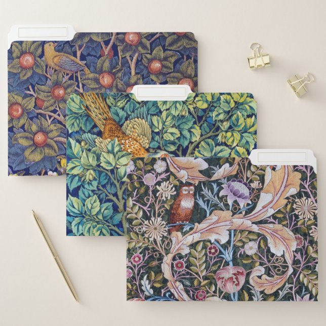 William Morris, Forest Animals File Folder (Set)