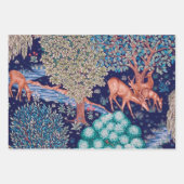 William Morris, Forest Animals Wrapping Paper Sheets (Front 3)