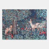William Morris, Forest Animals Wrapping Paper Sheets (Front)