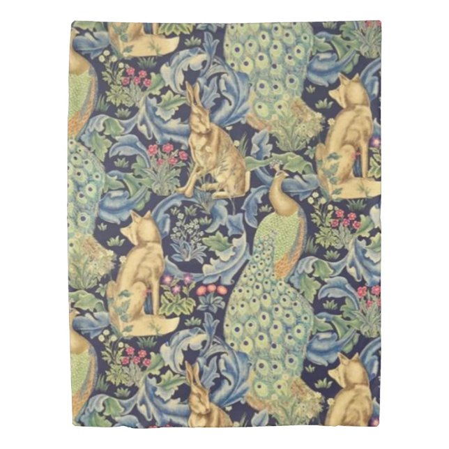 William Morris Forest Duvet Cover (Front)