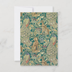 William Morris "Forest" Flat Thank You Card
