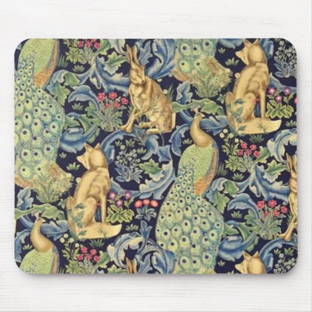 William Morris Forest Mouse Pad (Front)
