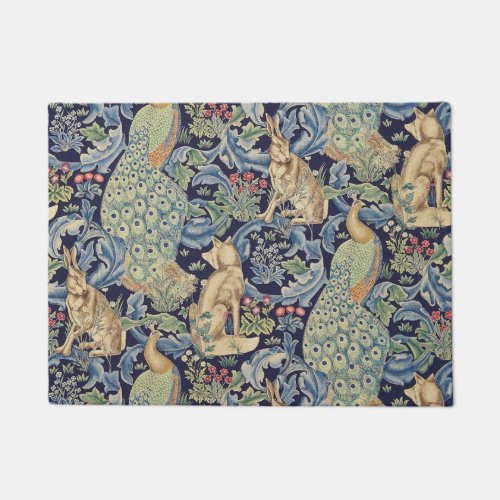 William Morris Forest Rabbit Doormat