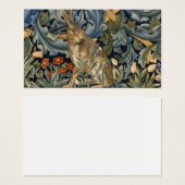 William Morris Forest Rabbit Floral Art Nouveau (Front & Back)
