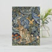 William Morris Forest Rabbit Floral Art Nouveau (Standing Front)