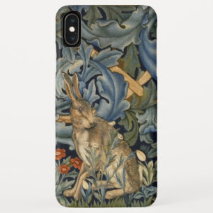 William Morris Forest Rabbit Floral Art Nouveau iPhone XS Max Case