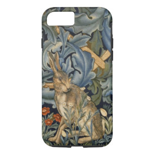 William Morris Forest Rabbit Floral Art Nouveau iPhone 8/7 Case