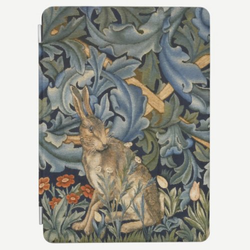 William Morris Forest Rabbit Floral Art Nouveau iPad Air Cover