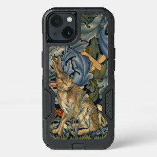 William Morris Forest Rabbit Floral Art Nouveau iPhone 13 Case