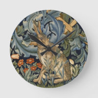William Morris Forest Rabbit Floral Art Nouveau