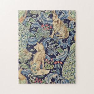 William Morris Forest Rabbit Jigsaw Puzzle