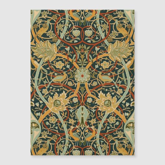 William Morris Forest Tapestry Pattern: Vintage (Front)