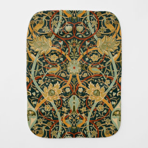 William Morris Forest Tapestry Pattern: Vintage Burp Cloth